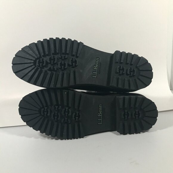 LL Bean Camden Hill Chelsea Black Pull On Boots Womens US 10M UK 8 EU 40.5 - Picture 3 of 16